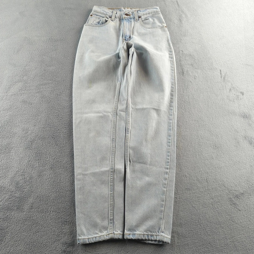 Vintage 90s Levis 550 Jeans Fits W24 L31 Blue Light Wash Relaxed‎ Made in USA